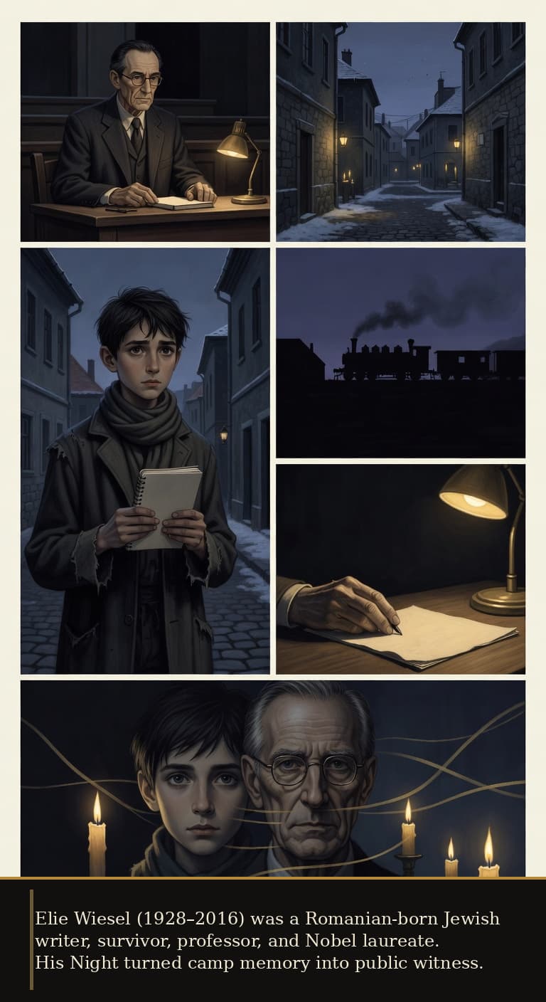 Page 1 of Elie Wiesel: The Night That Kept Speaking