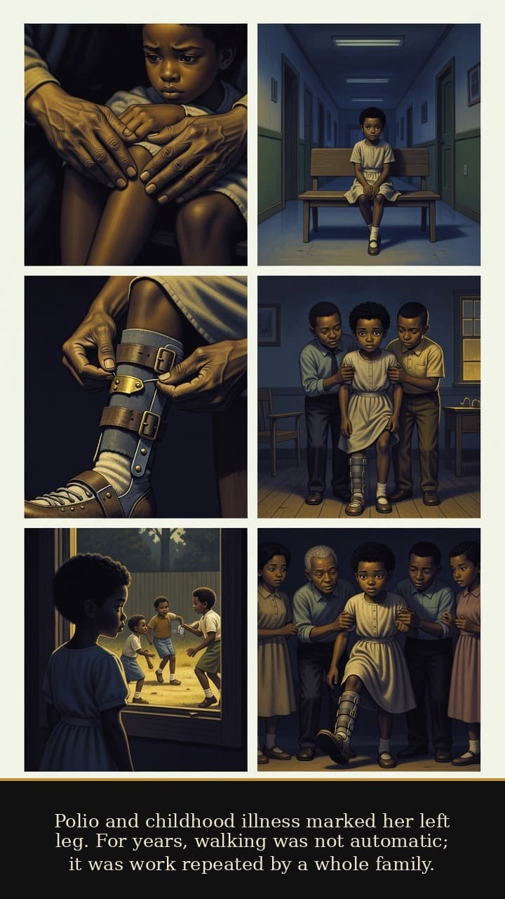 Page 2 of Wilma Glodean Rudolph: Wilma Rudolph: The Girl Who Outran the Brace