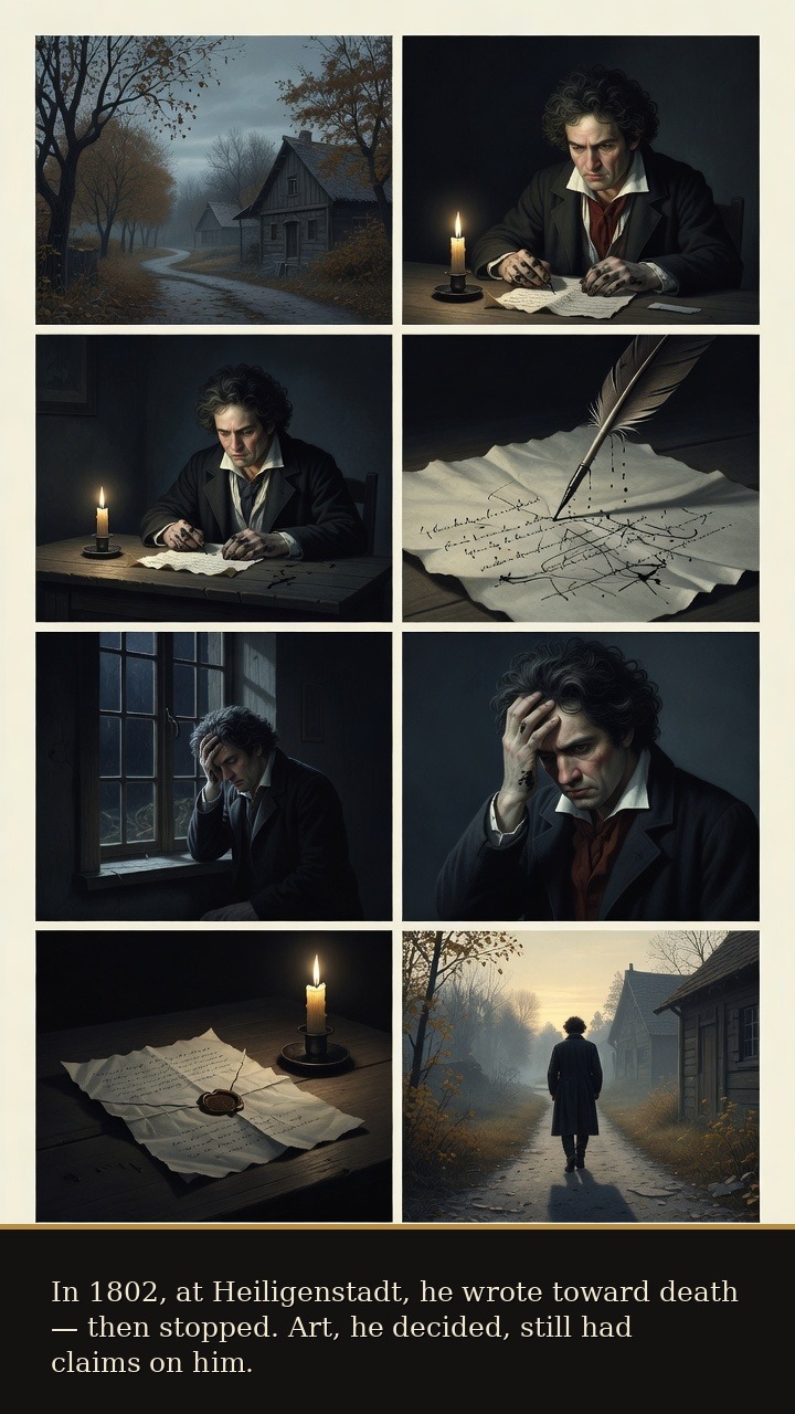 Page 3 of Ludwig van Beethoven: Ludwig van Beethoven: Silence and Ode - At Heiligenstadt, despair nearly wins before art pulls him back.