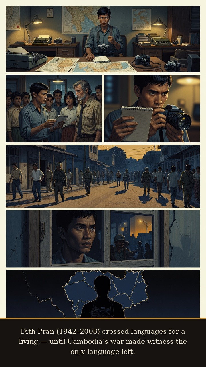 Dith Pran obituary comic cover