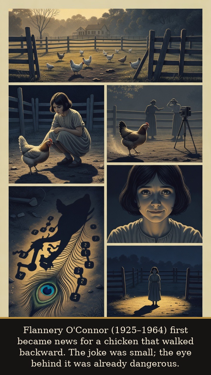Flannery O'Connor obituary comic cover