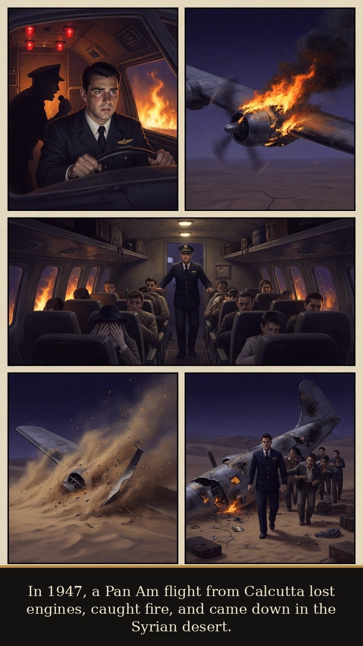 Page 2 of Gene Roddenberry: Gene Roddenberry: Desert Starship - The 1947 Pan Am Flight 121 crash in the Syrian desert becomes the mortality hinge.