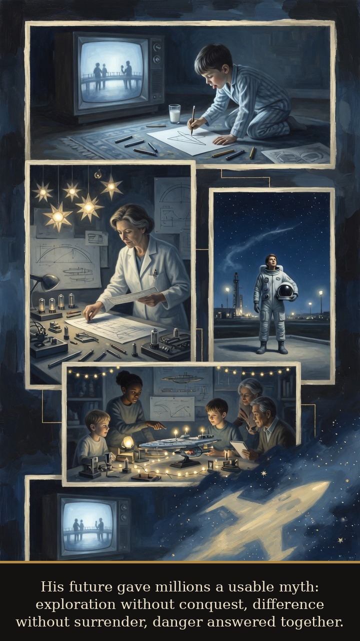 Page 6 of Gene Roddenberry: Gene Roddenberry: Desert Starship - The cultural worth of that future spreads through viewers, engineers, astronauts, and fans.