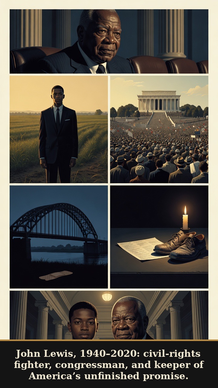 John Lewis obituary comic cover