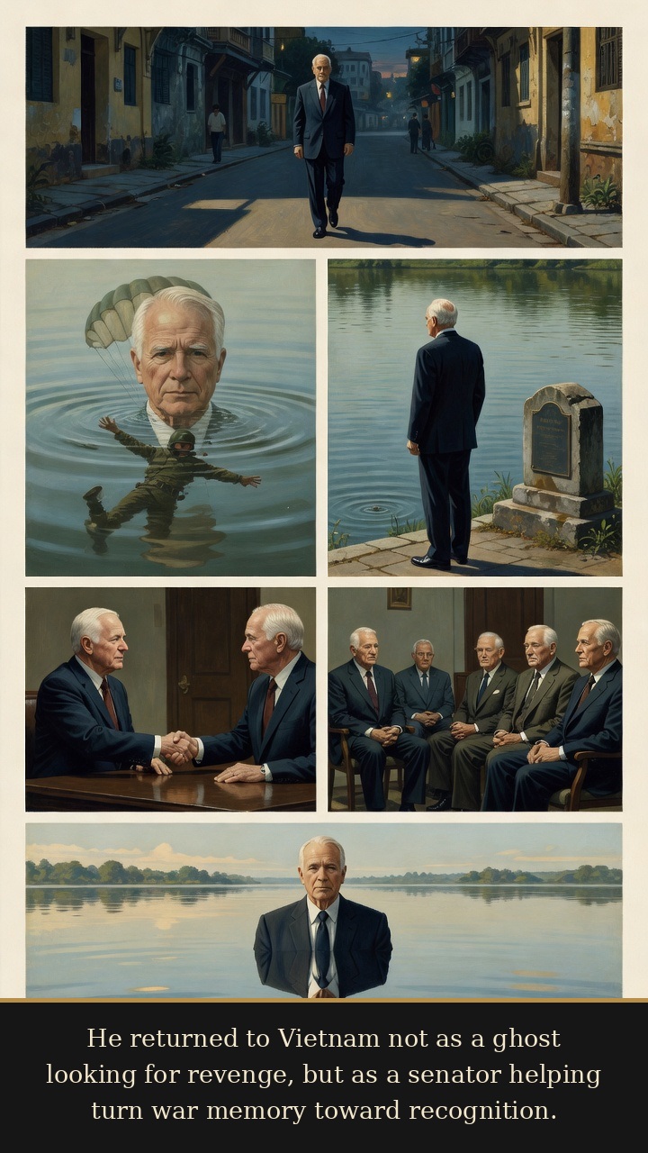 Page 6 of John McCain: John McCain: Hanoi Sky - An older McCain returns to Vietnam and helps transform war memory into recognition and reconciliation.