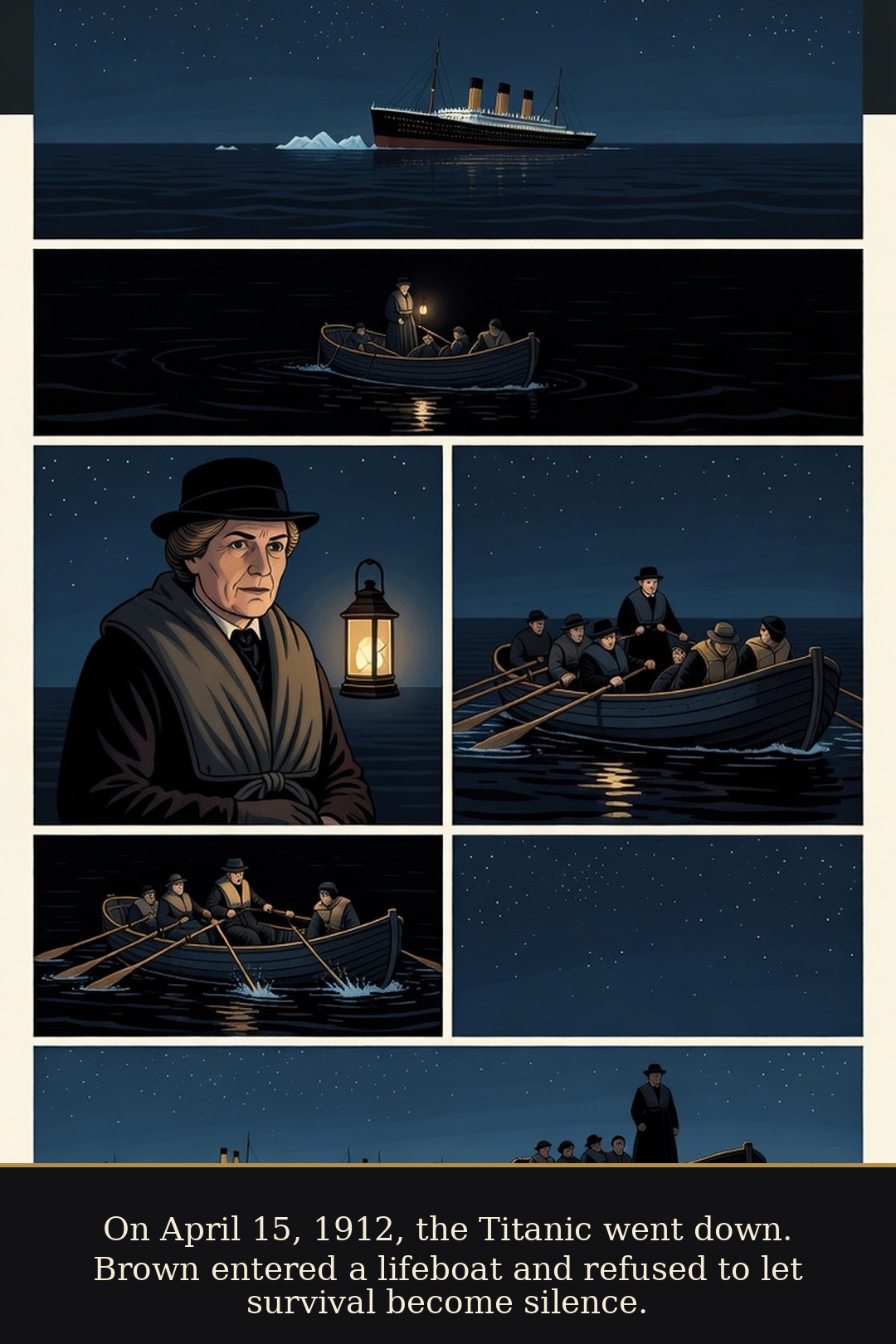 Page 3 of Margaret Tobin Brown: Margaret Brown: Unsinkable Witness - Aboard the Carpathia, Brown organizes relief for survivors instead of retreating into shock.