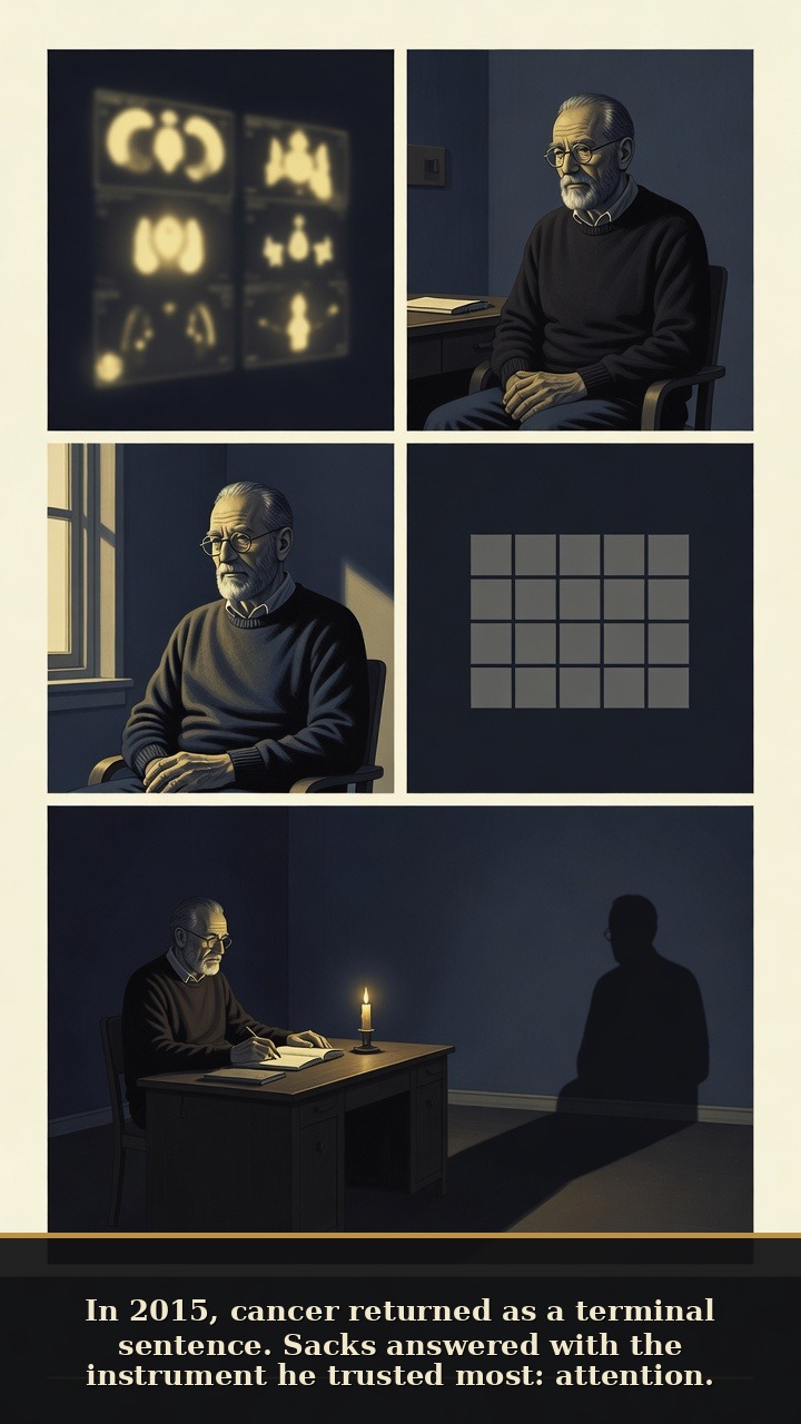 Page 5 of Oliver Sacks: Oliver Sacks: Gratitude Near the End - After cancer returns as a terminal illness in 2015, Sacks responds through the discipline of attention.