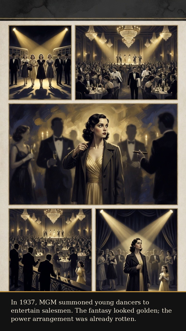 Page 2 of Patricia Dorothy Douglas: Patricia Douglas: Girl 27 - The 1937 MGM sales convention is shown as a glittering dream factory with predatory power beneath the surface.