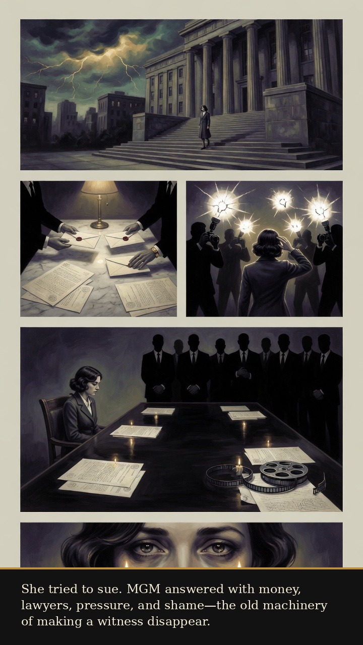 Page 4 of Patricia Dorothy Douglas: Patricia Douglas: Girl 27 - Douglas attempts to sue while MGM’s lawyers, money, and public pressure work to bury her testimony.