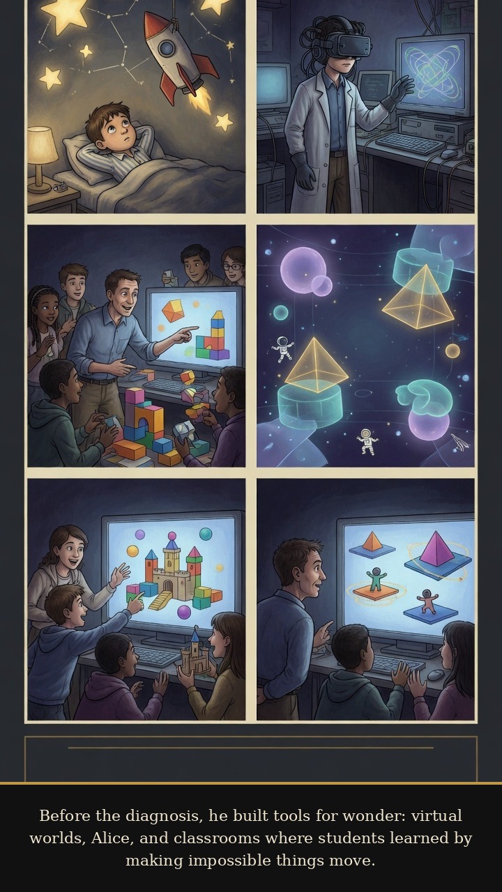 Page 2 of Randy Pausch: Randy Pausch: The Last Lecture - His childhood dreams become teaching tools, virtual worlds, Alice, and student-centered learning.