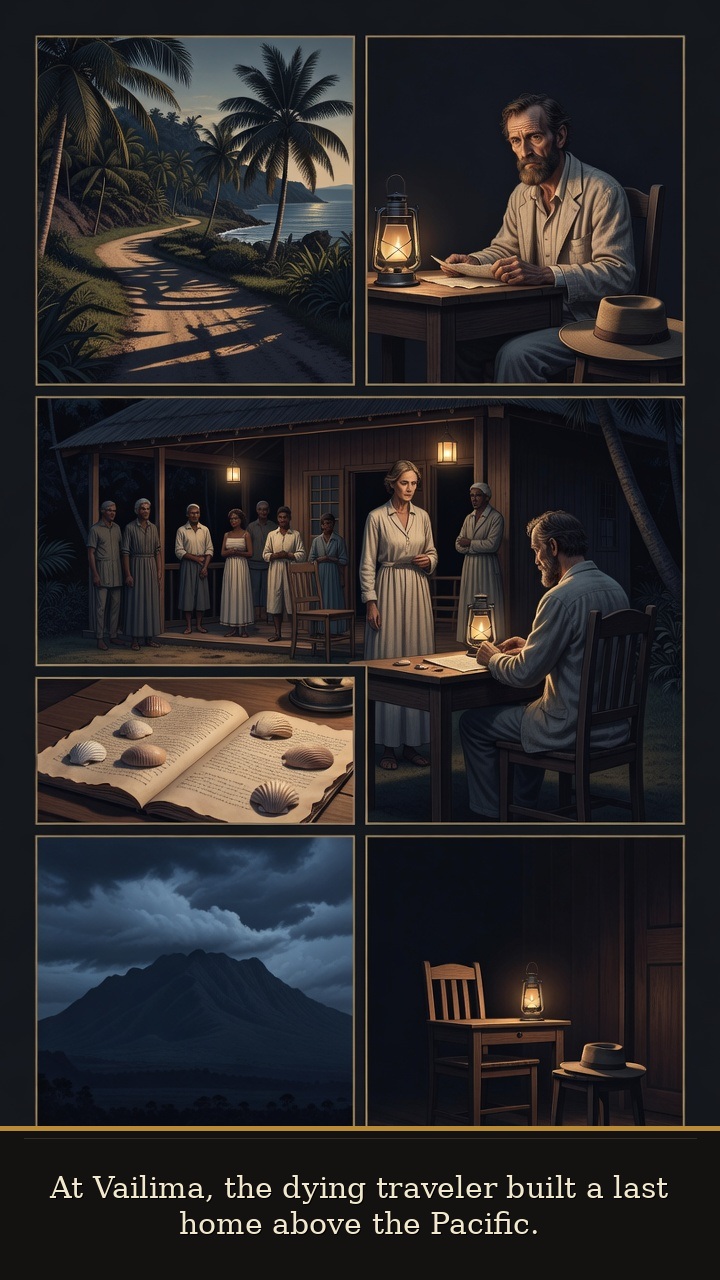 Page 6 of Robert Louis Stevenson: Robert Louis Stevenson: Lantern Lungs - At Vailima in Samoa, Stevenson builds a last home above the Pacific before sudden death.