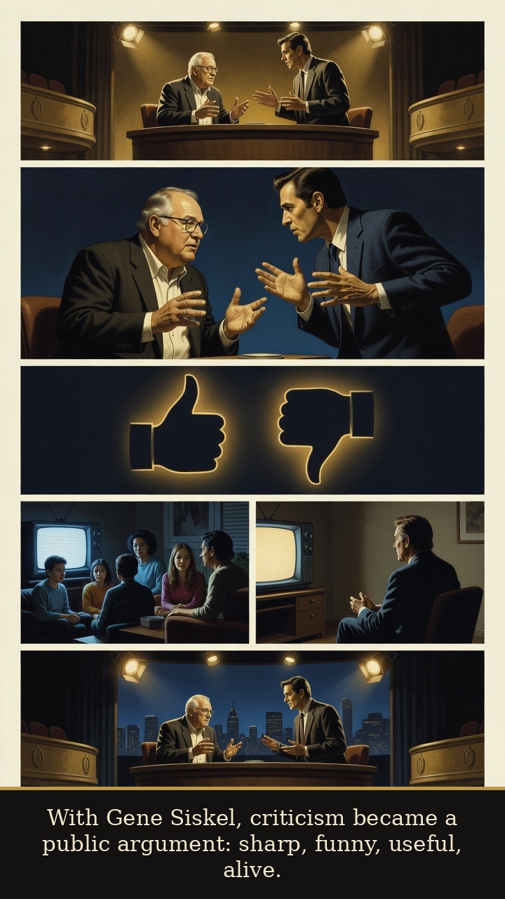 Page 2 of Roger Ebert: Roger Ebert: Voice After Silence - The Siskel partnership makes film criticism public, argumentative, funny, and useful.