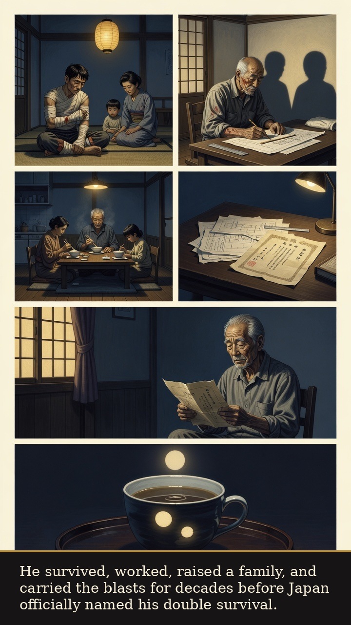 Page 5 of Tsutomu Yamaguchi: Tsutomu Yamaguchi: Double Light - He lives through decades of recovery, family, work, and official recognition.