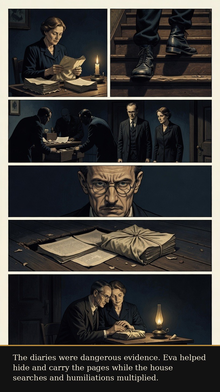 Page 3 of Victor Klemperer: Victor Klemperer: Dresden Diaries - Eva helps protect the secret diaries as house searches and humiliation multiply.