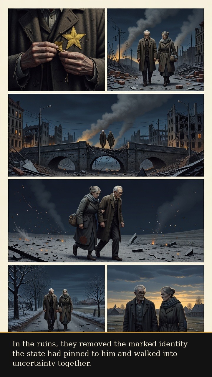 Page 6 of Victor Klemperer: Victor Klemperer: Dresden Diaries - Victor and Eva remove the marked identity and walk into survival through ash and uncertainty.